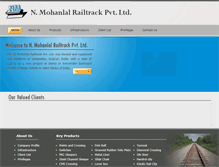 Tablet Screenshot of nmohanlal.com